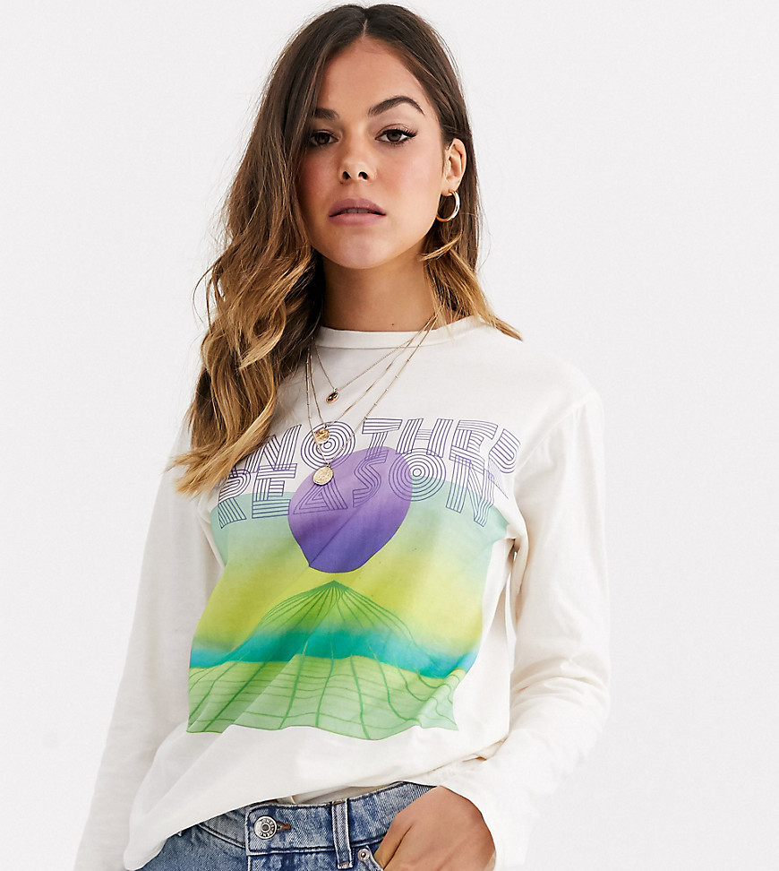 Another Reason long sleeve t-shirt with futuristic graphic