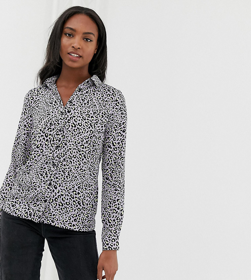 New Look Tall shirt in animal print