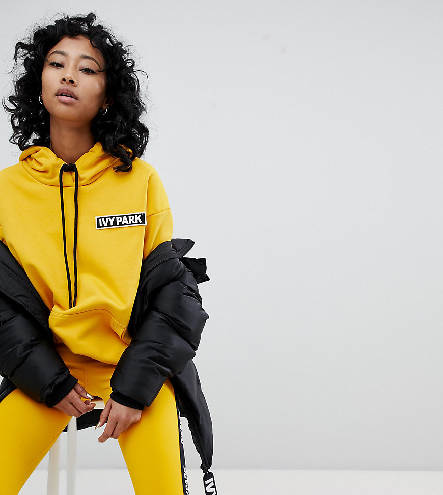 Ivy Park Oversized Hoodie In Yellow - Yellow