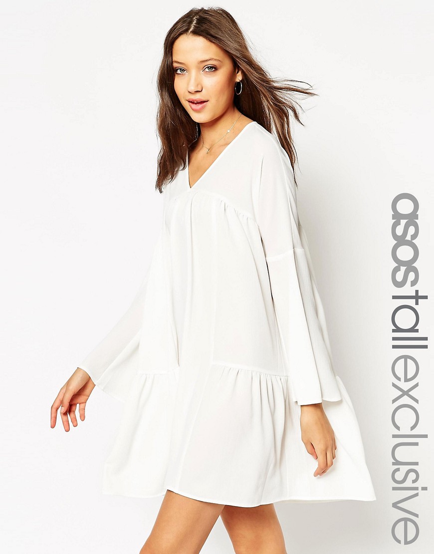 ASOS Tall | ASOS TALL Boho Dress With Extreme Sleeve at ASOS