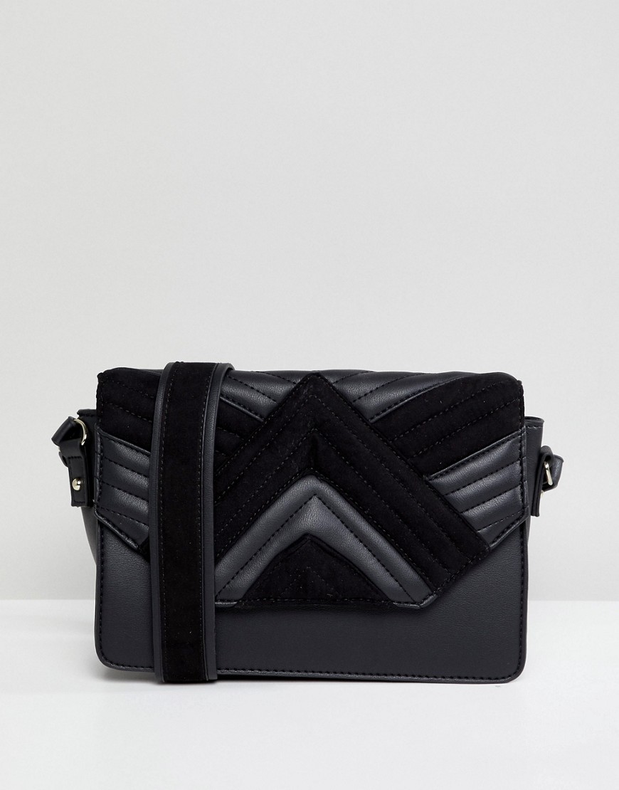 Pimkie Quilted Cross Body Bag - Black