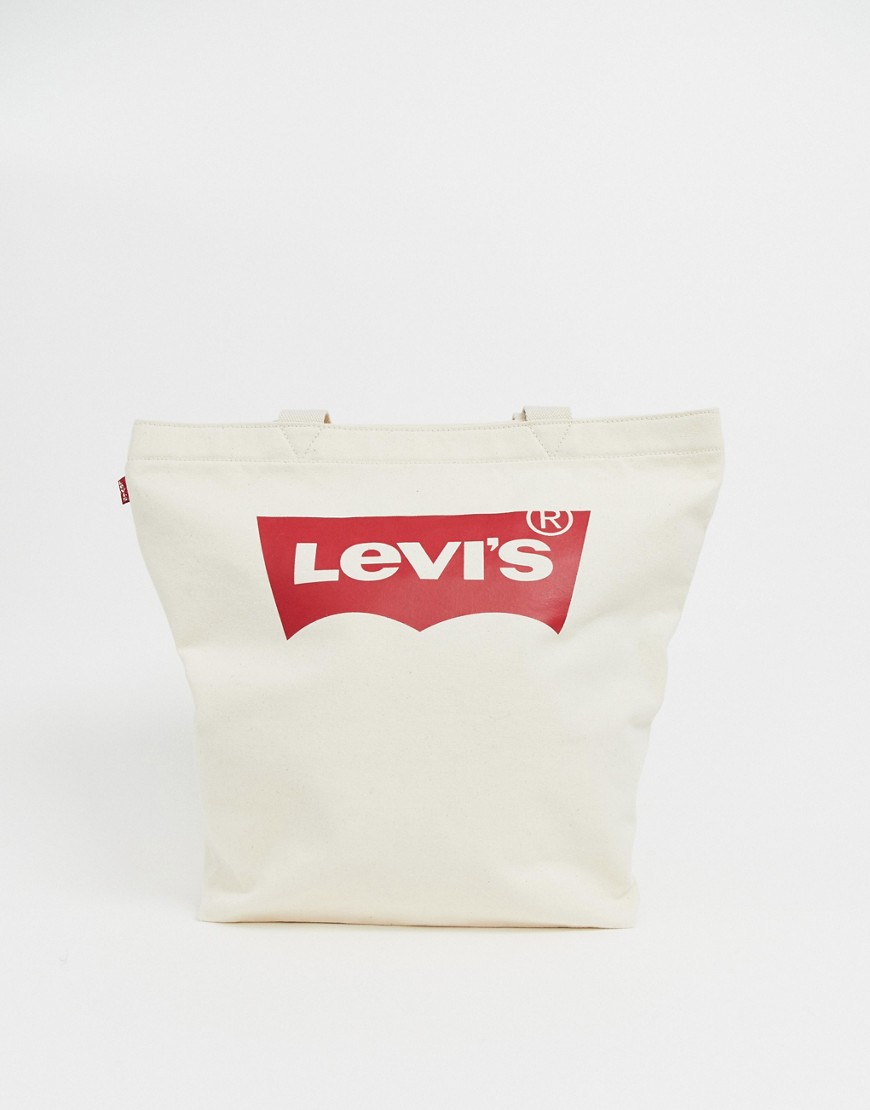 Levis Batwing tote bag white