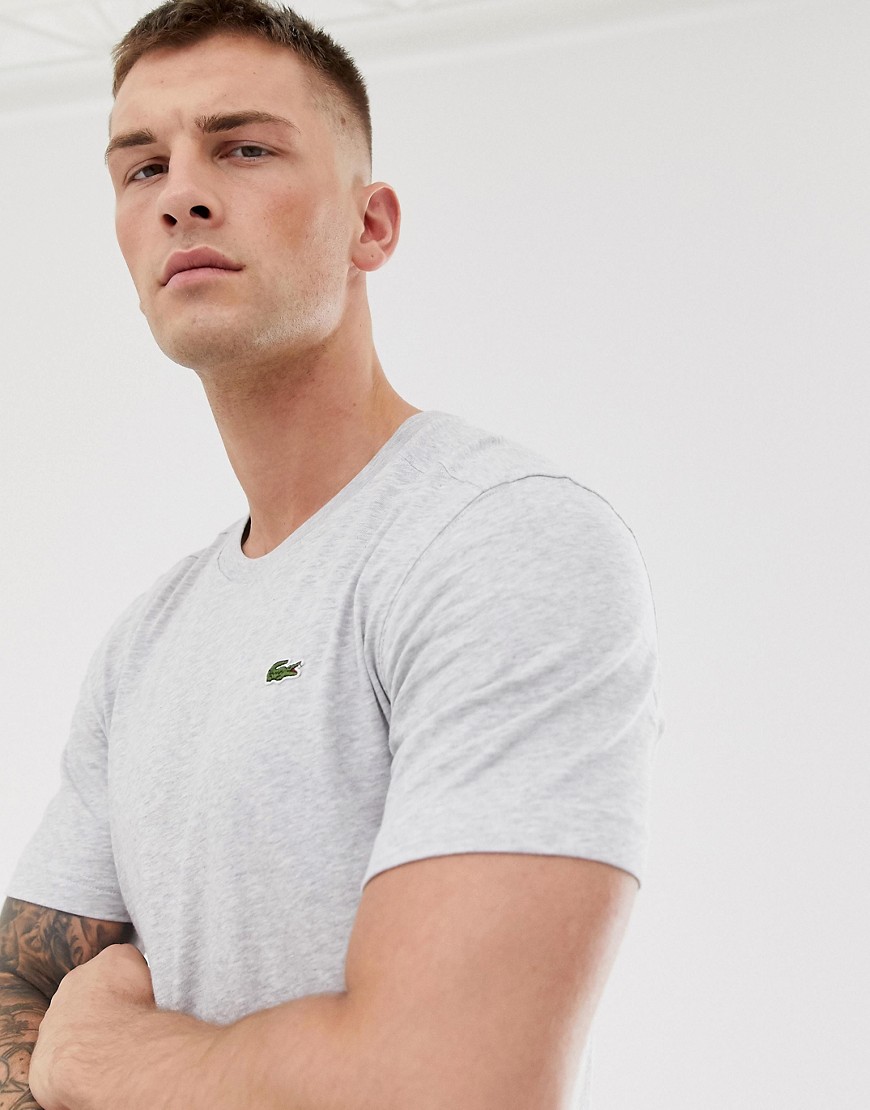 Lacoste Sport small logo t-shirt in grey