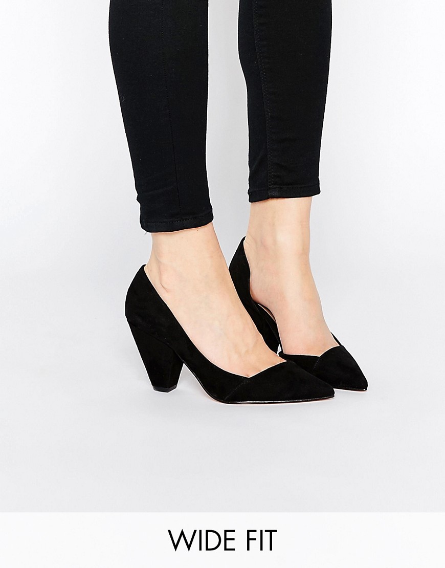 ASOS | ASOS SAPPHIRE Wide Fit Pointed Heels at ASOS