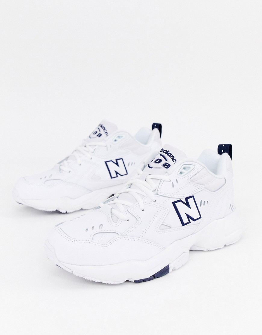 New Balance 608 trainers in white