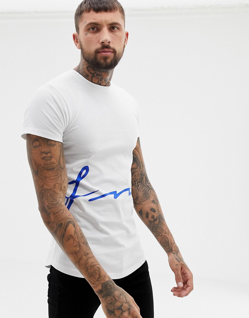 Good For Nothing muscle t-shirt with side logo print
