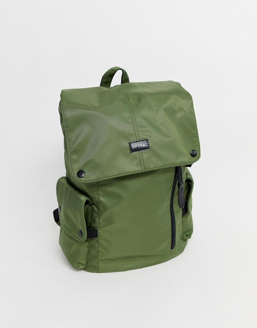 Spiral Journey backpack in khaki