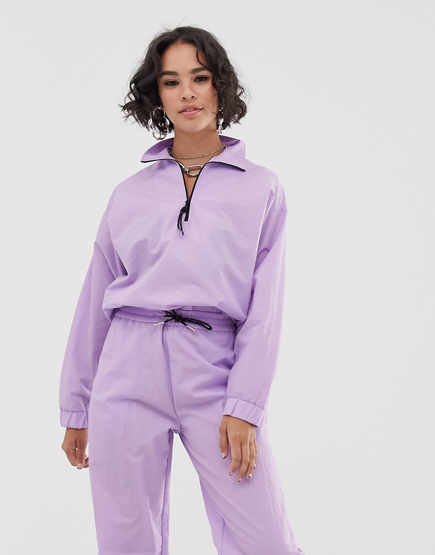 ASOS DESIGN over the head track jacket