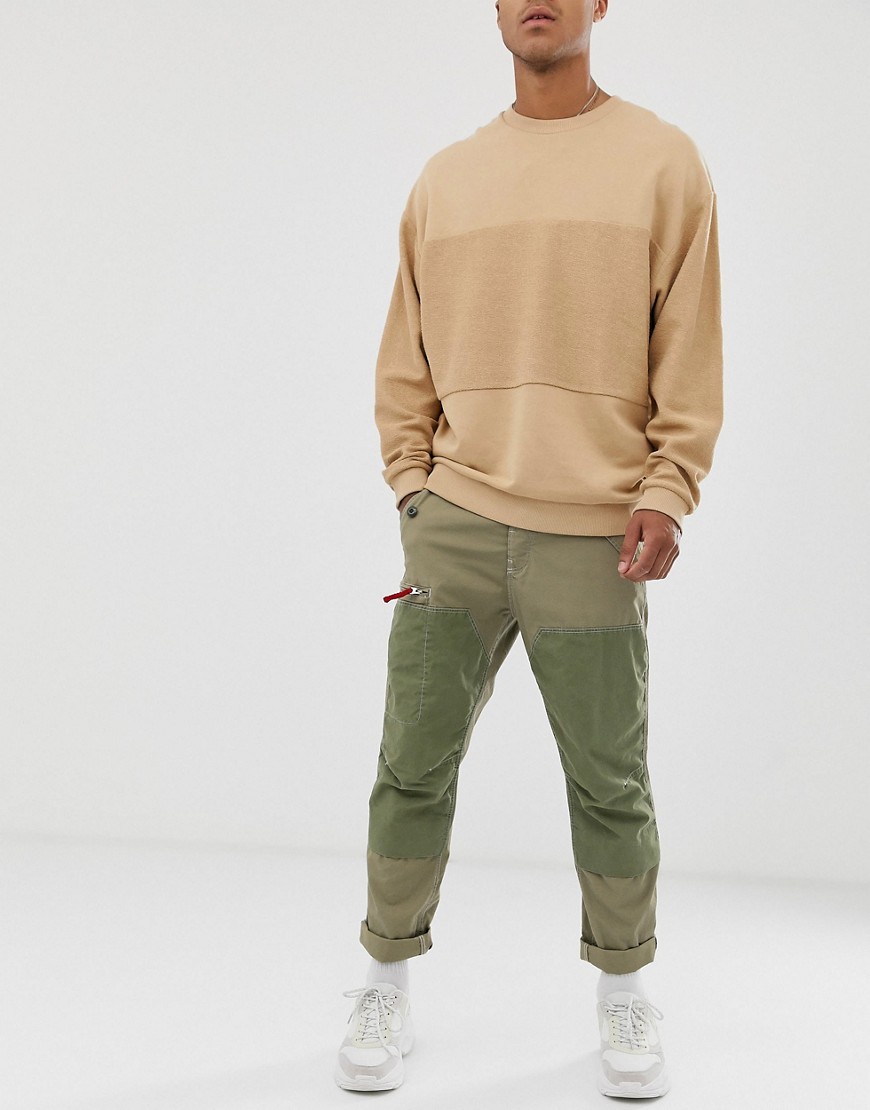 G-Star Torbin straight tapered fit cargo trousers in khaki