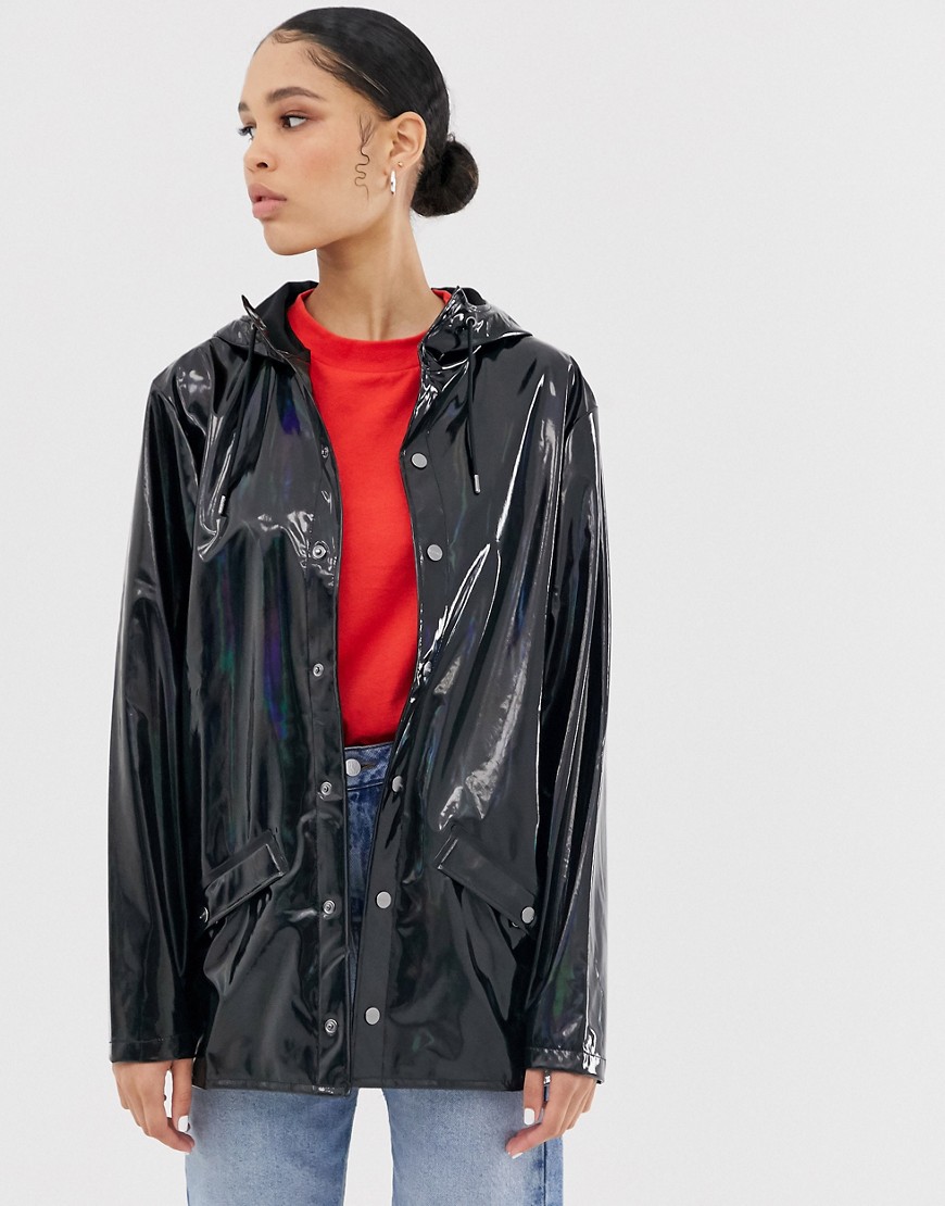Rains holographic waterproof jacket