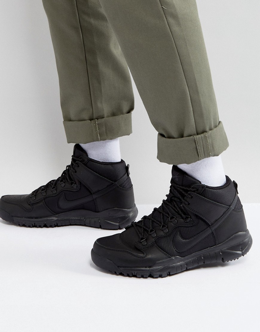 Nike SB Dunk High Boot In Black 536182-001 - Black