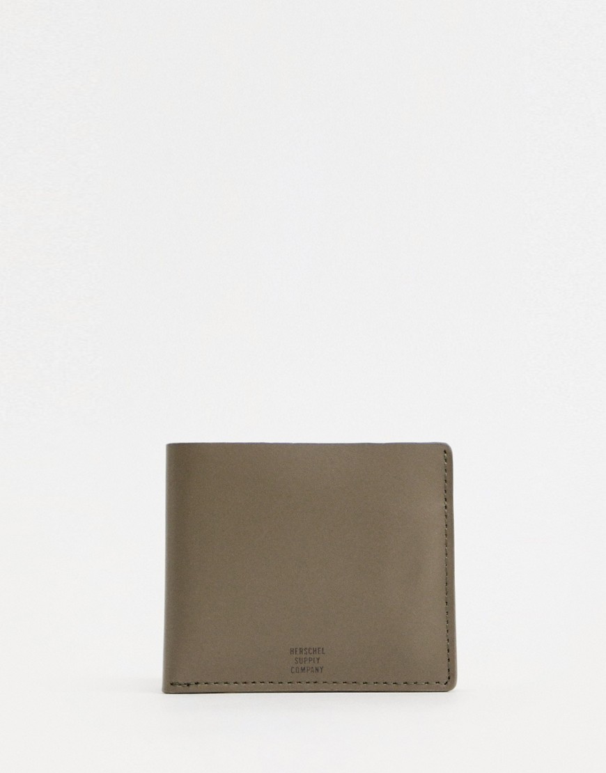 Herschel Supply Co Miles Wallet in Leather - Grey