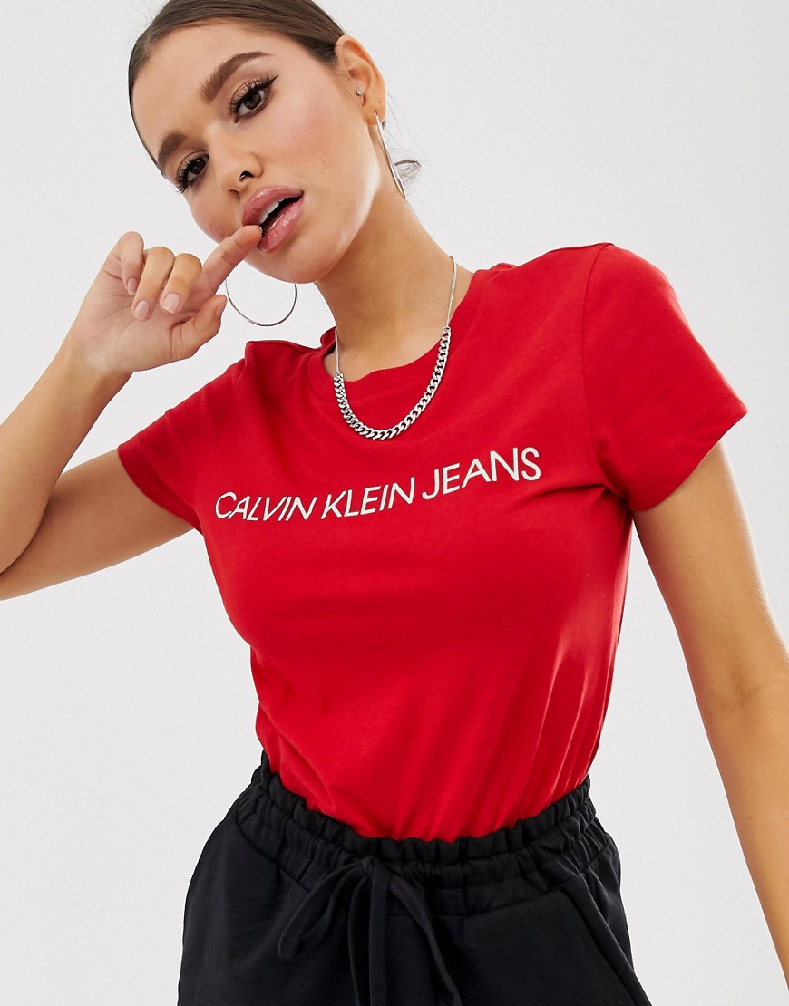 Calvin Klein Jeans institutional logo t shirt