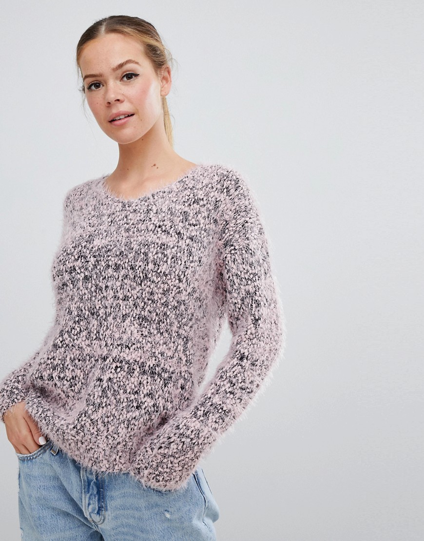 E.L.K relaxed jumper in flecked knit