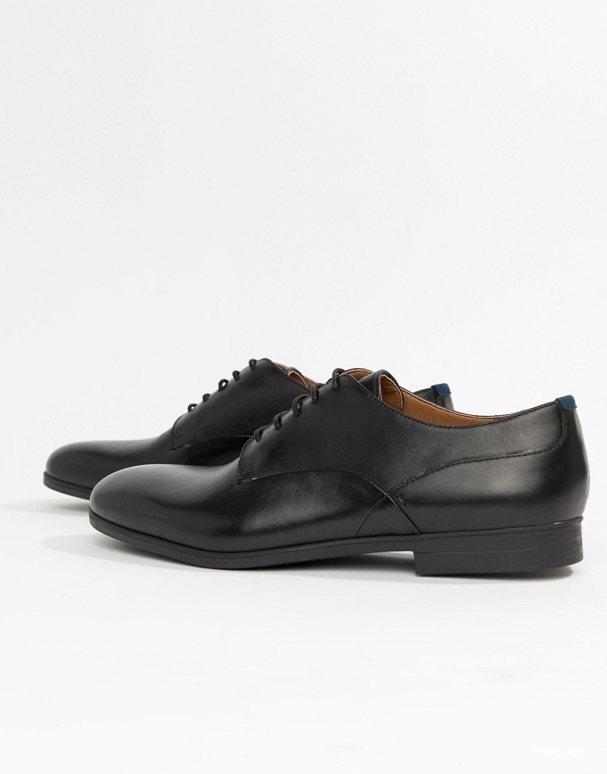 H By Hudson Axminster formal shoes in black leather - Black
