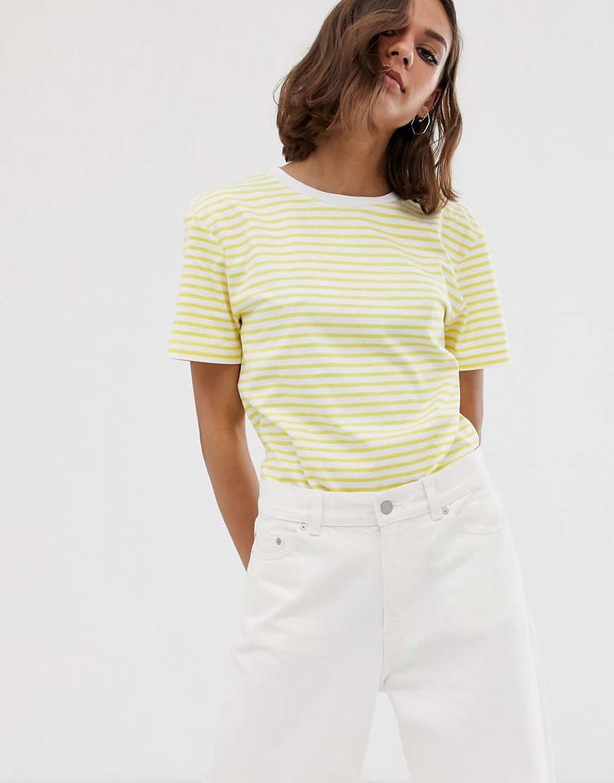 Dr Denim relaxed fit stripe t shirt