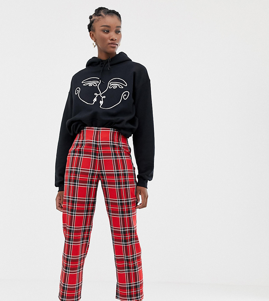 Reclaimed Vintage inspired trousers in check