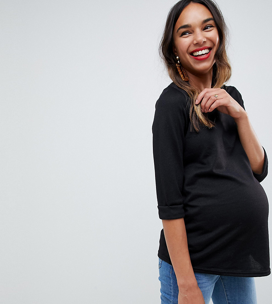New Look Maternity top in black
