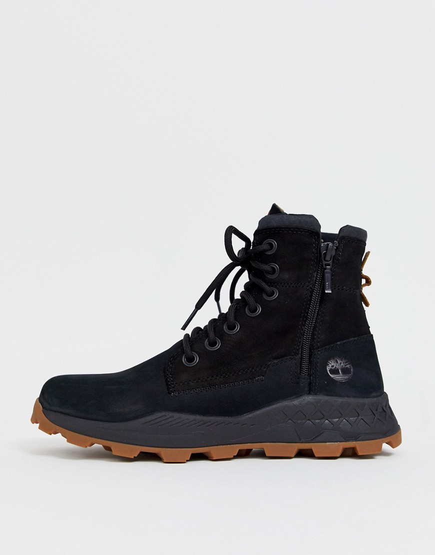 Timberland Brooklyn side zip boots in black