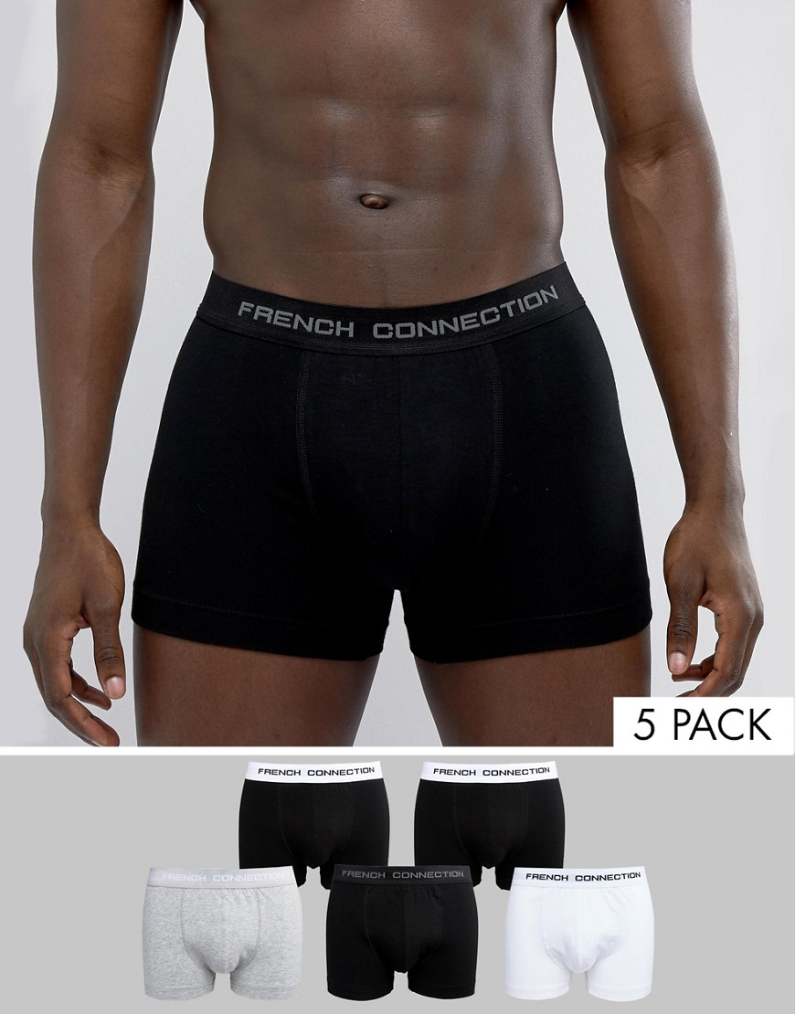 French Connection 5 Pack Boxers - Multi