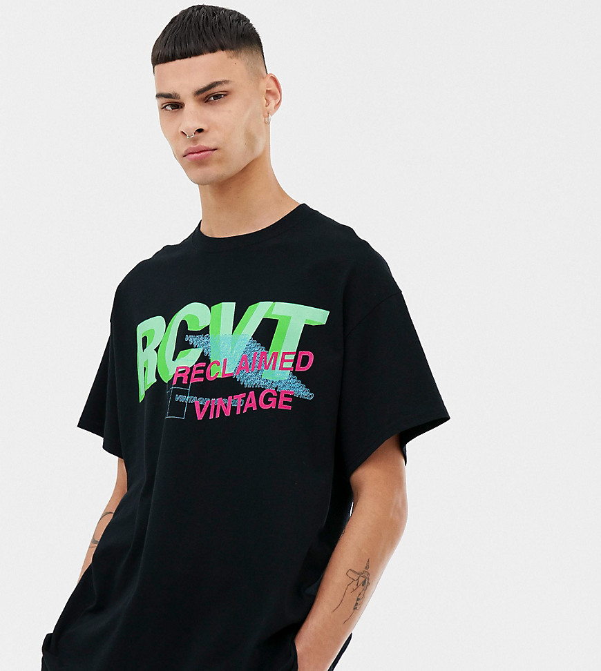 Reclaimed Vintage inspired oversized branded RCVT t-shirt