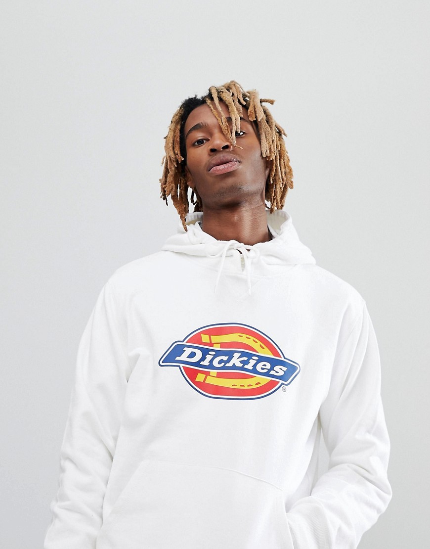 Dickies Nevada hoodie with large logo in white