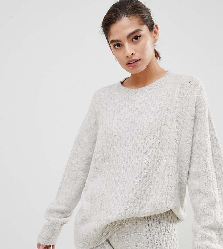 Micha Lounge Luxe jumper in cable knit co-ord