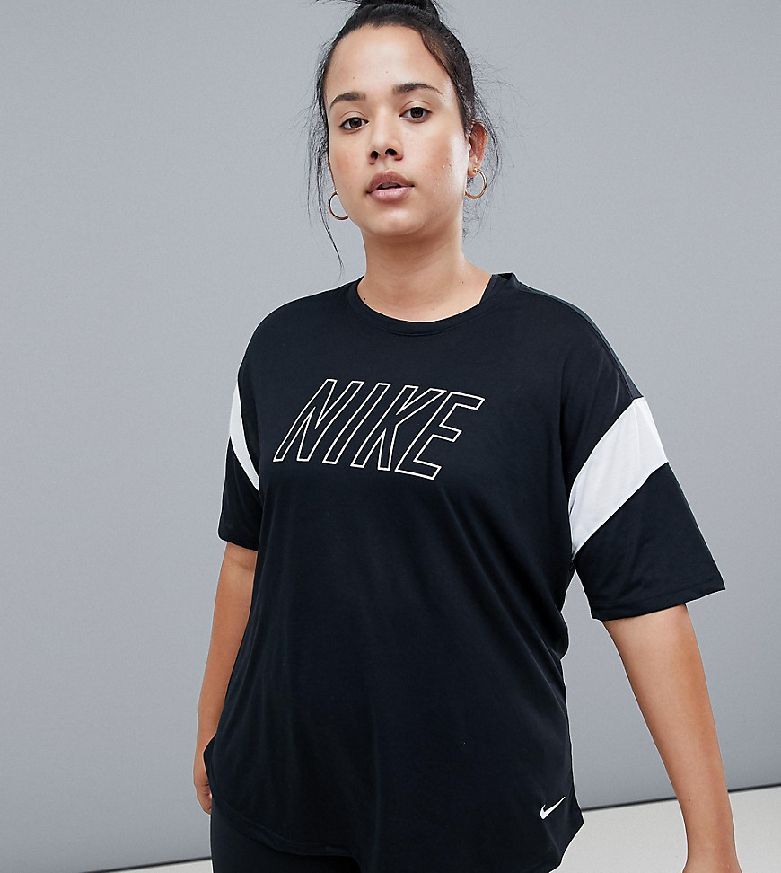 Nike Training Plus Dry T-Shirt In Black - Black
