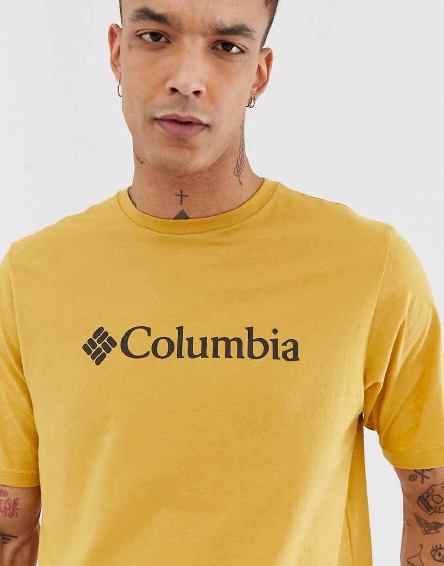 Columbia CSC Basic Logo t-shirt in yellow
