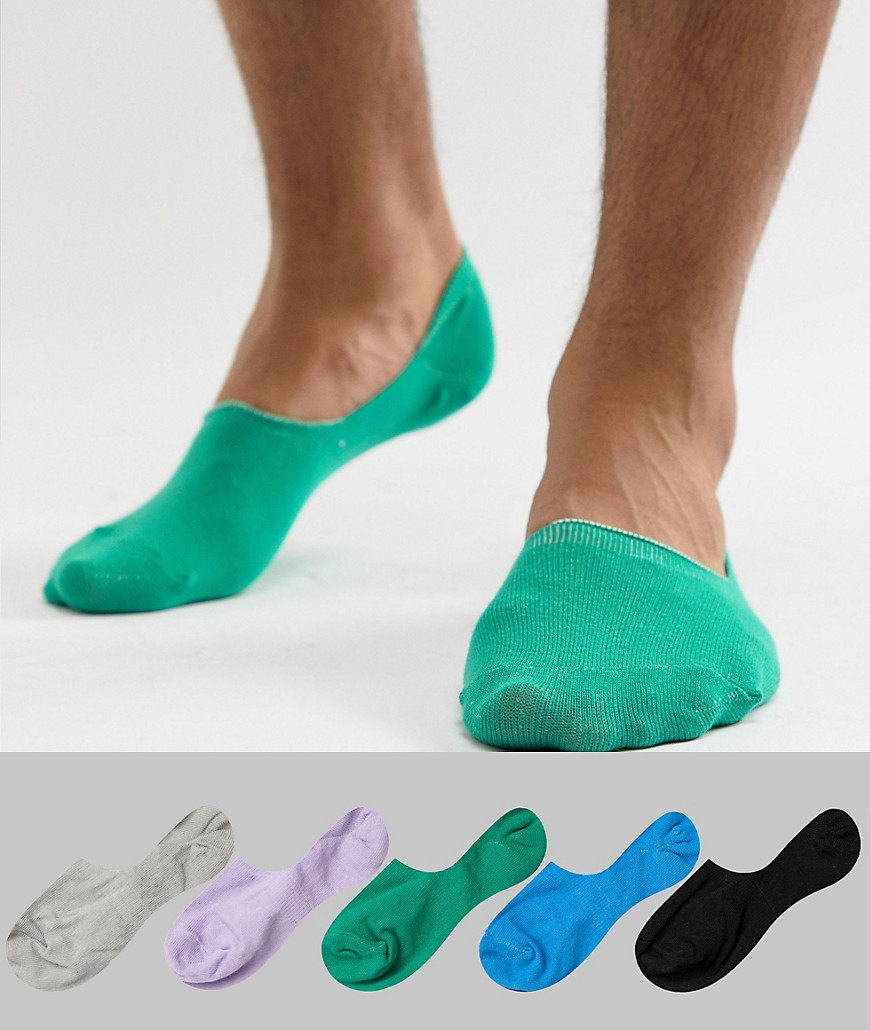 Набор из 5 пар спортивных носков ASOS DESIGN - Мульти 