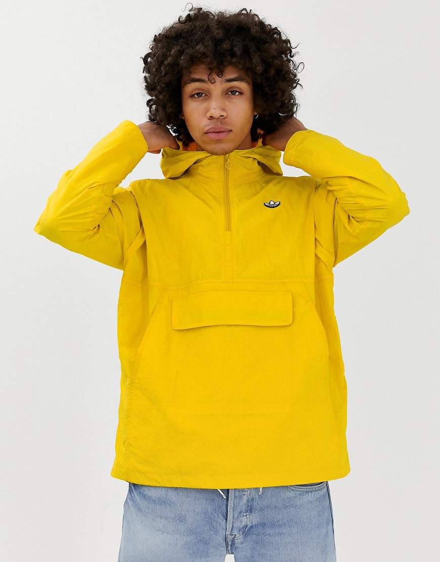 adidas anorak jacket yellow