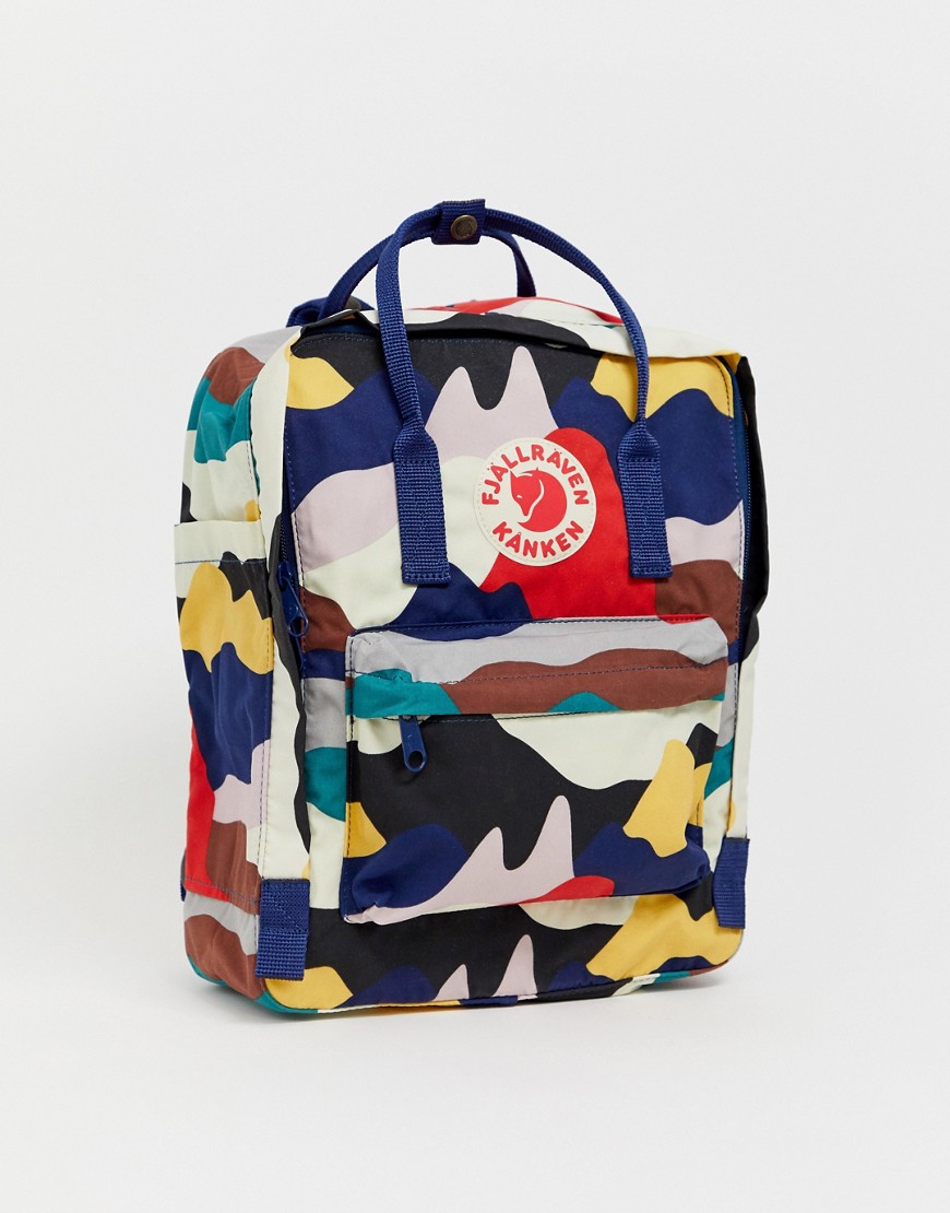 Fjallraven Kanken Art abstract camo print backpack 16l