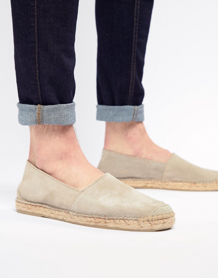 Selected Homme Spanish Espadrilles - Silver mink