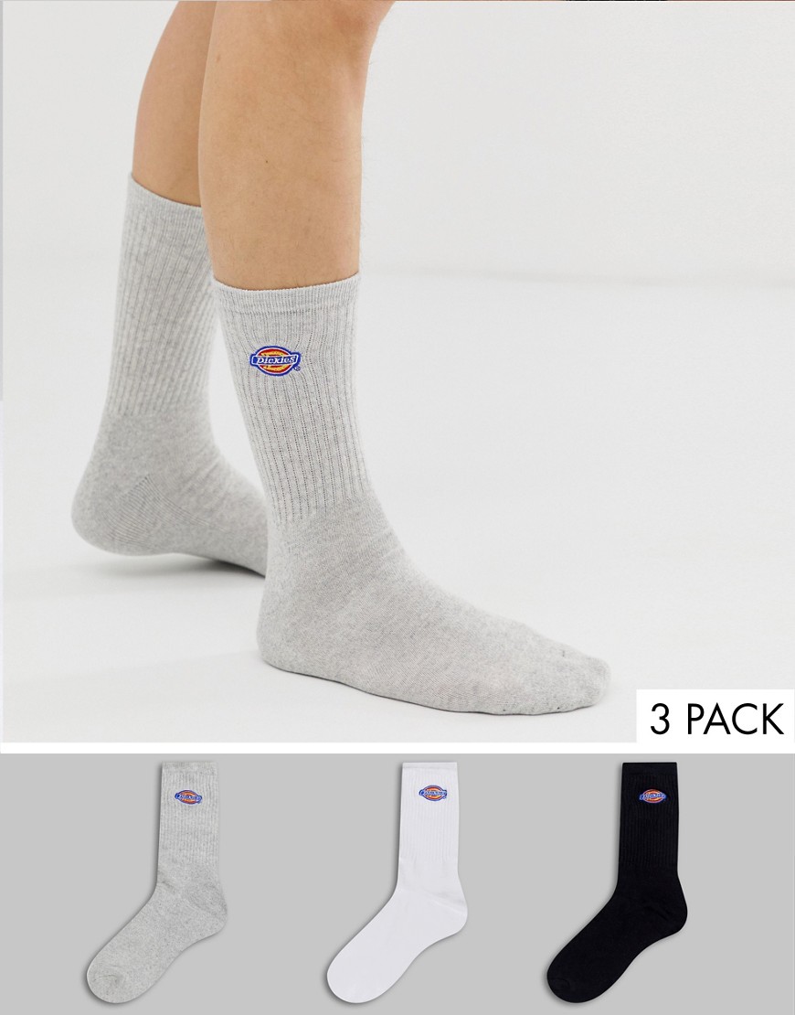 Dickies Valley Grove 3 pk socks in multi
