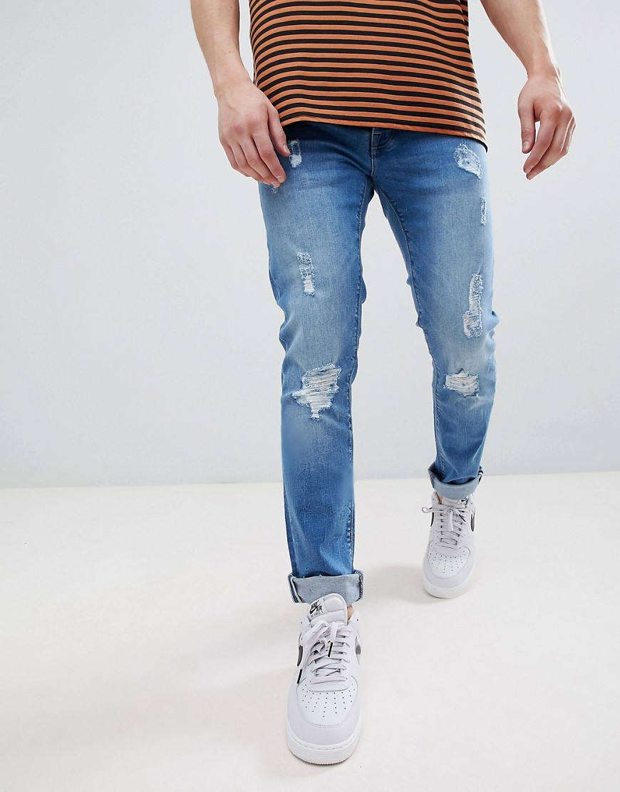Voi Jeans Skinny Fit Jeans in Ripped