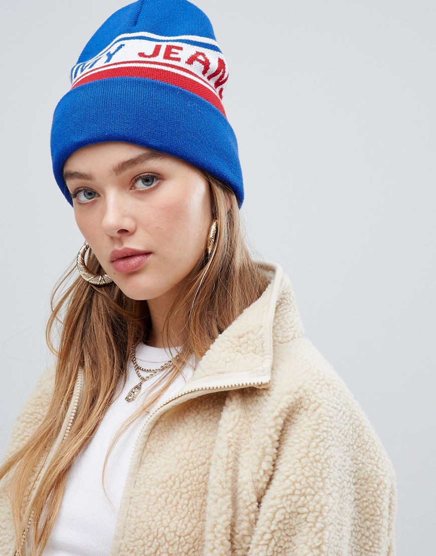 Tommy Jeans colour logo beanie - Corporate