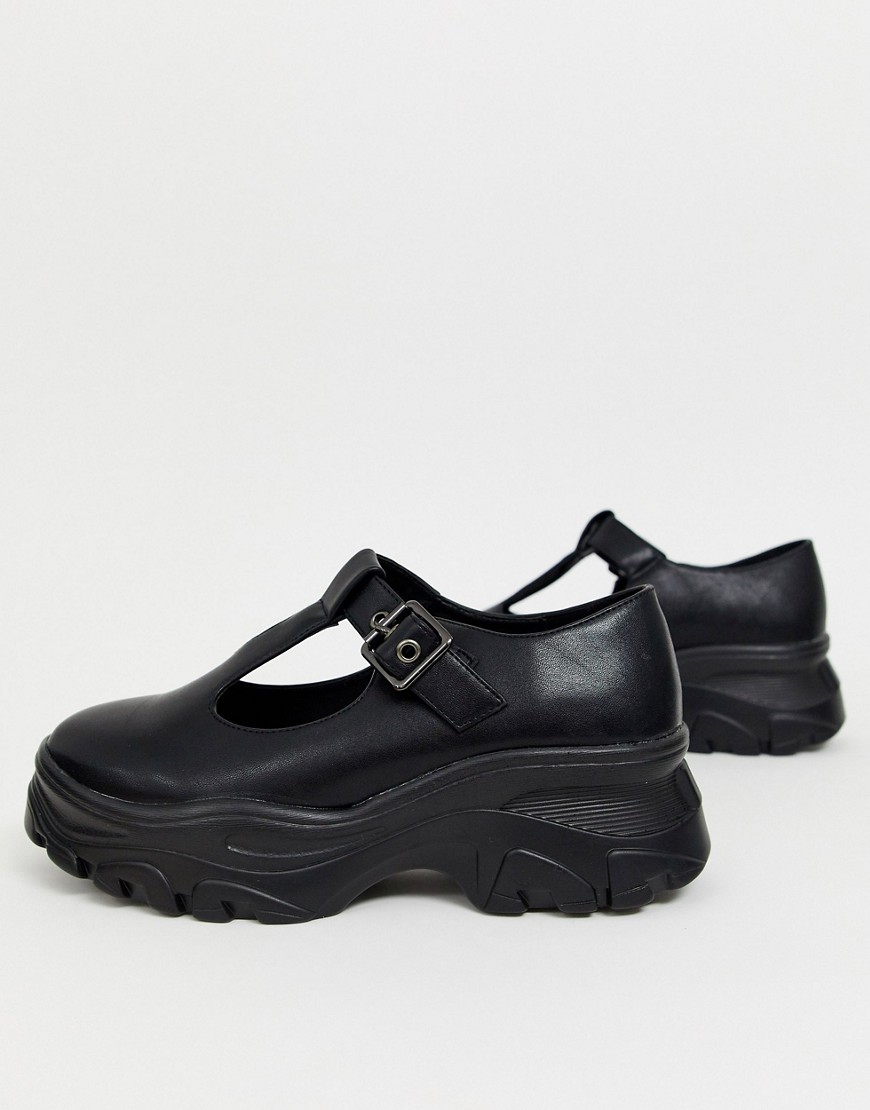 Koi Footwear vegan chunky shoes in black