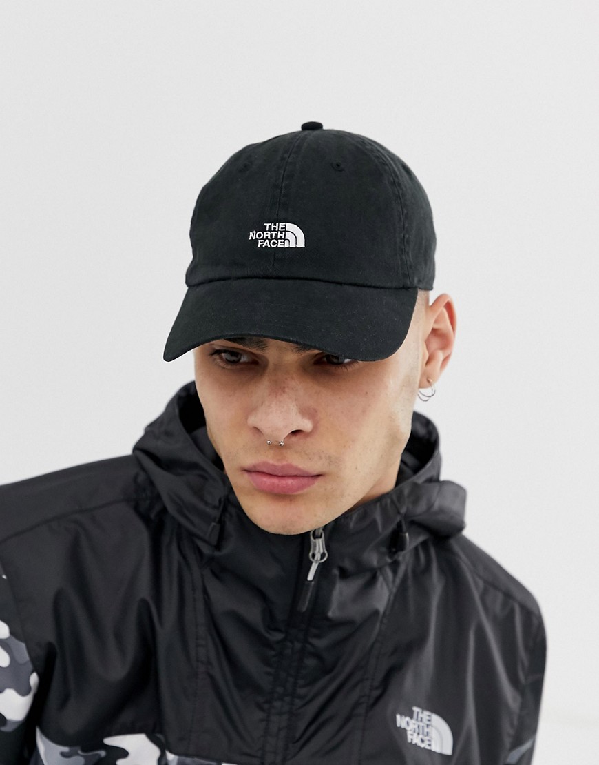 The North Face Washed Norm cap in black