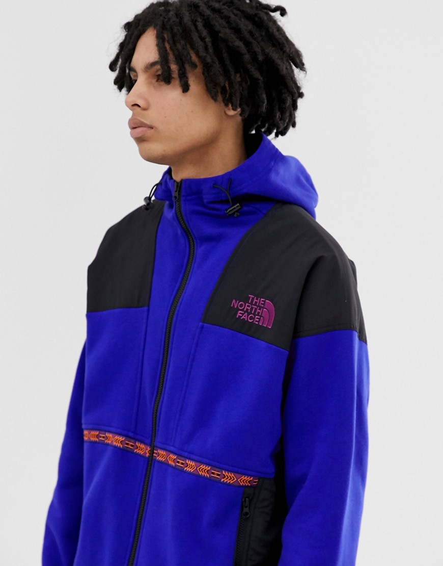 The North Face 92 Rage fleece in aztec blue