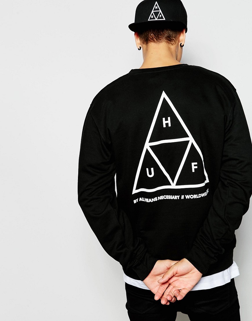HUF triple triangle sweatshirt
