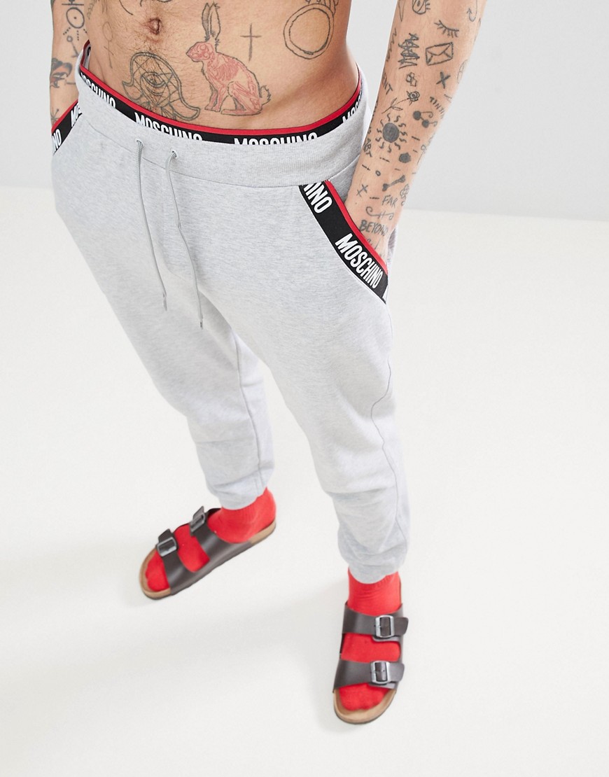 Moschino Lounge Joggers In Grey - Grey