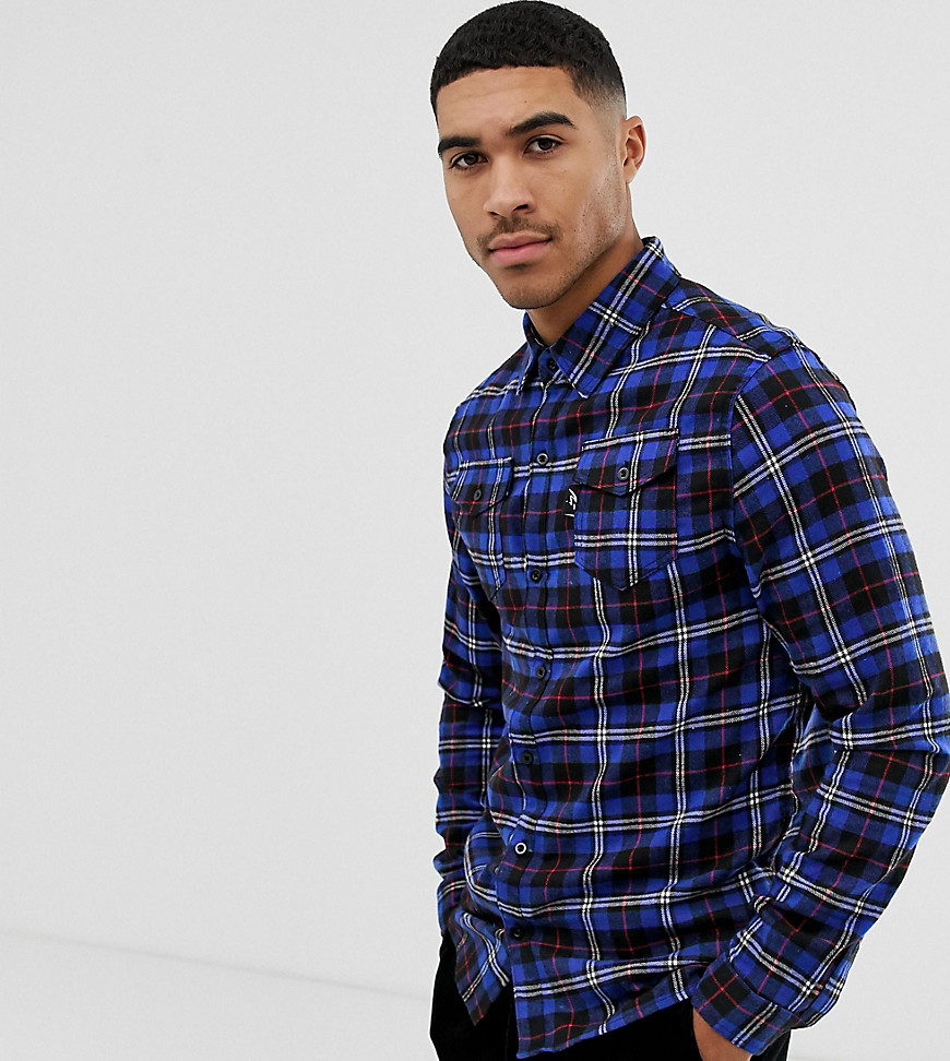 Mauvais check shirt in relaxed fit