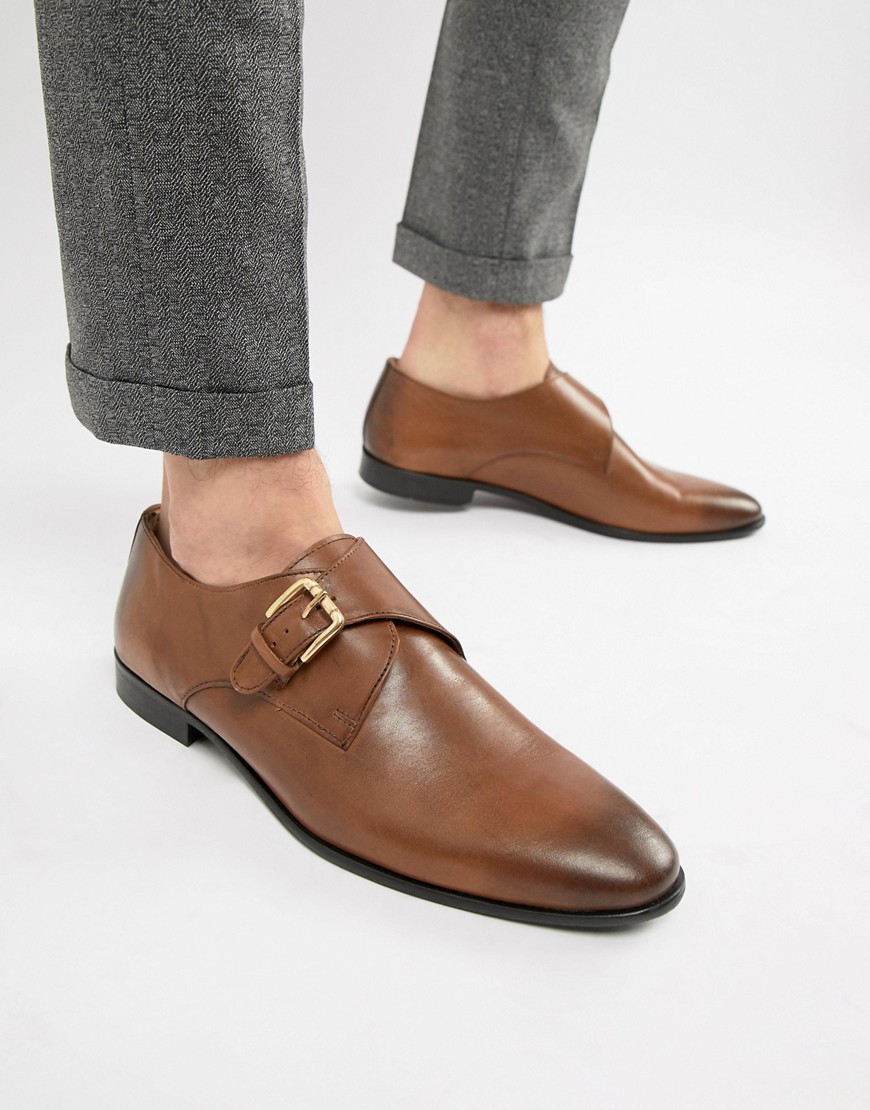 KG By Kurt Geiger Single Monk Shoes In brown