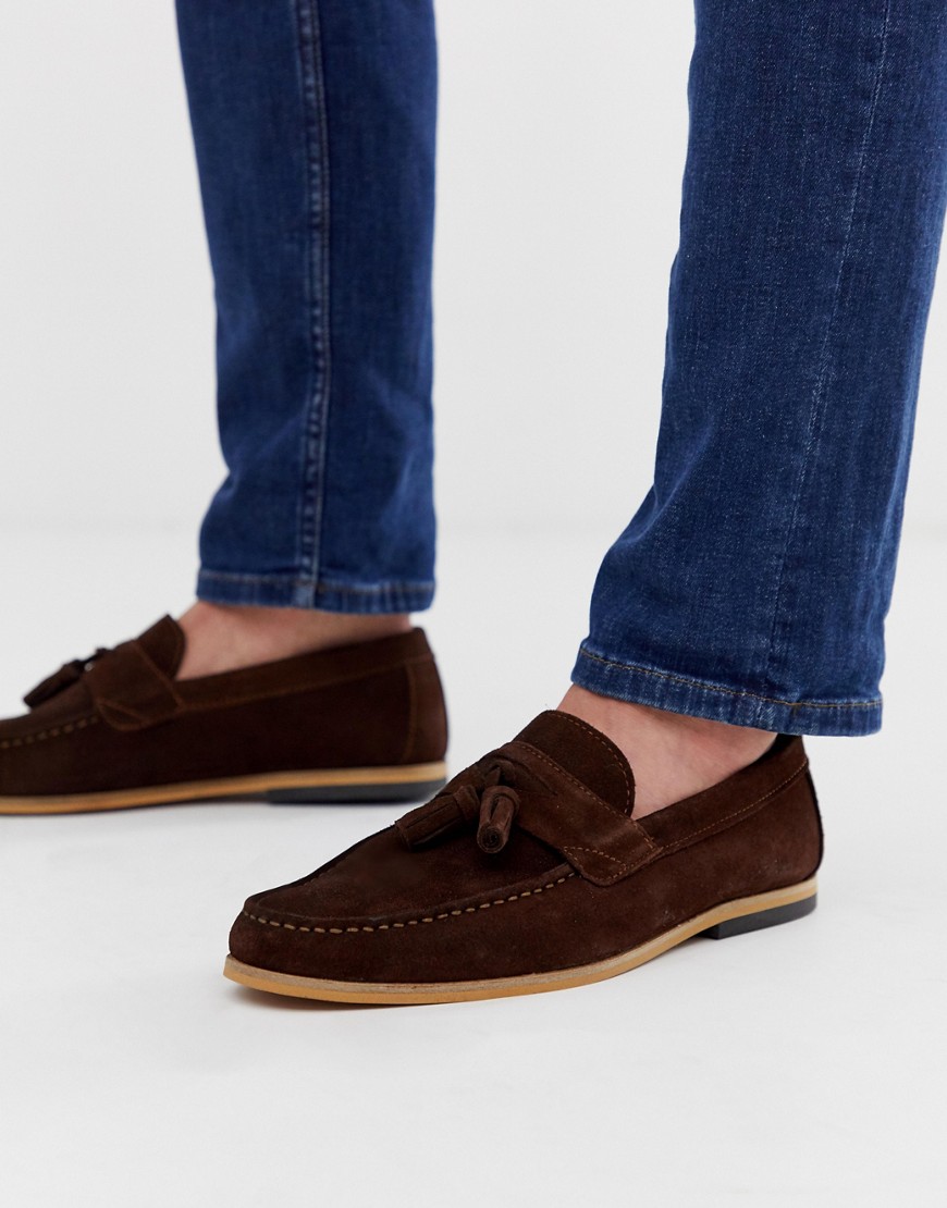 River Island loafers in brown
