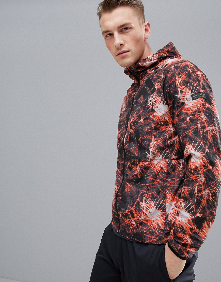 FIRST Running Jacket With All Over Print
