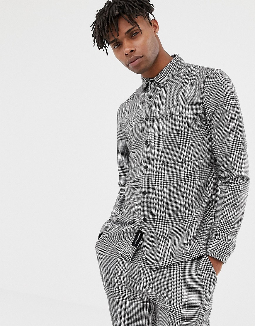 Native Youth co-ord checked shirt