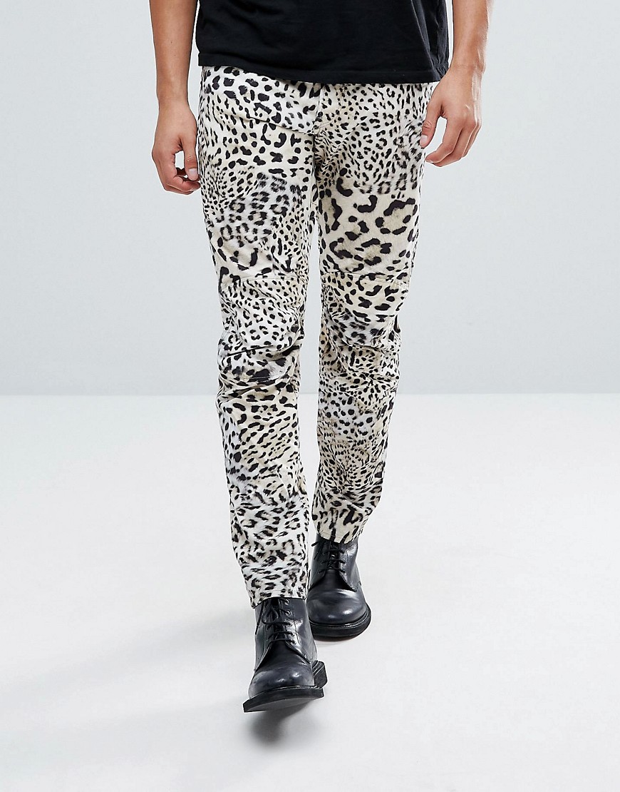 G-Star Elwood 5622 x 25 Pharrell Jeans in Leopard - Leopard