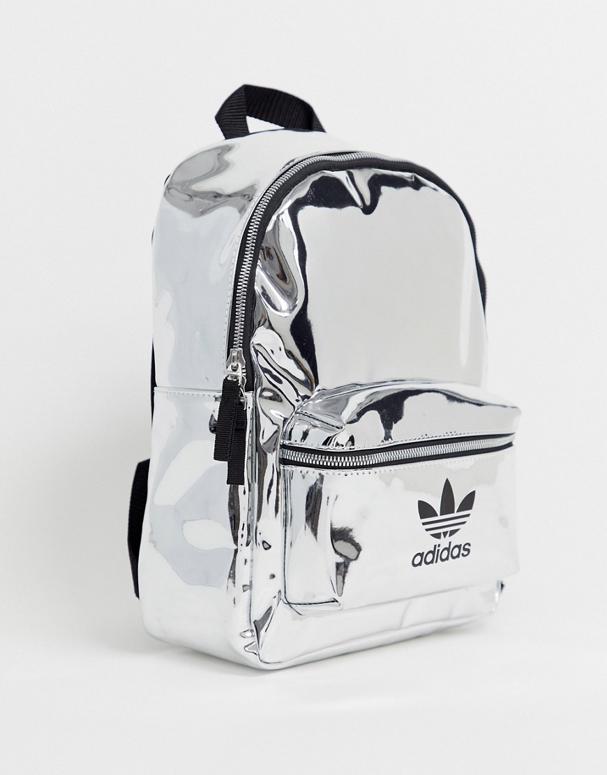 adidas Originals trefoil logo irridescent backpack