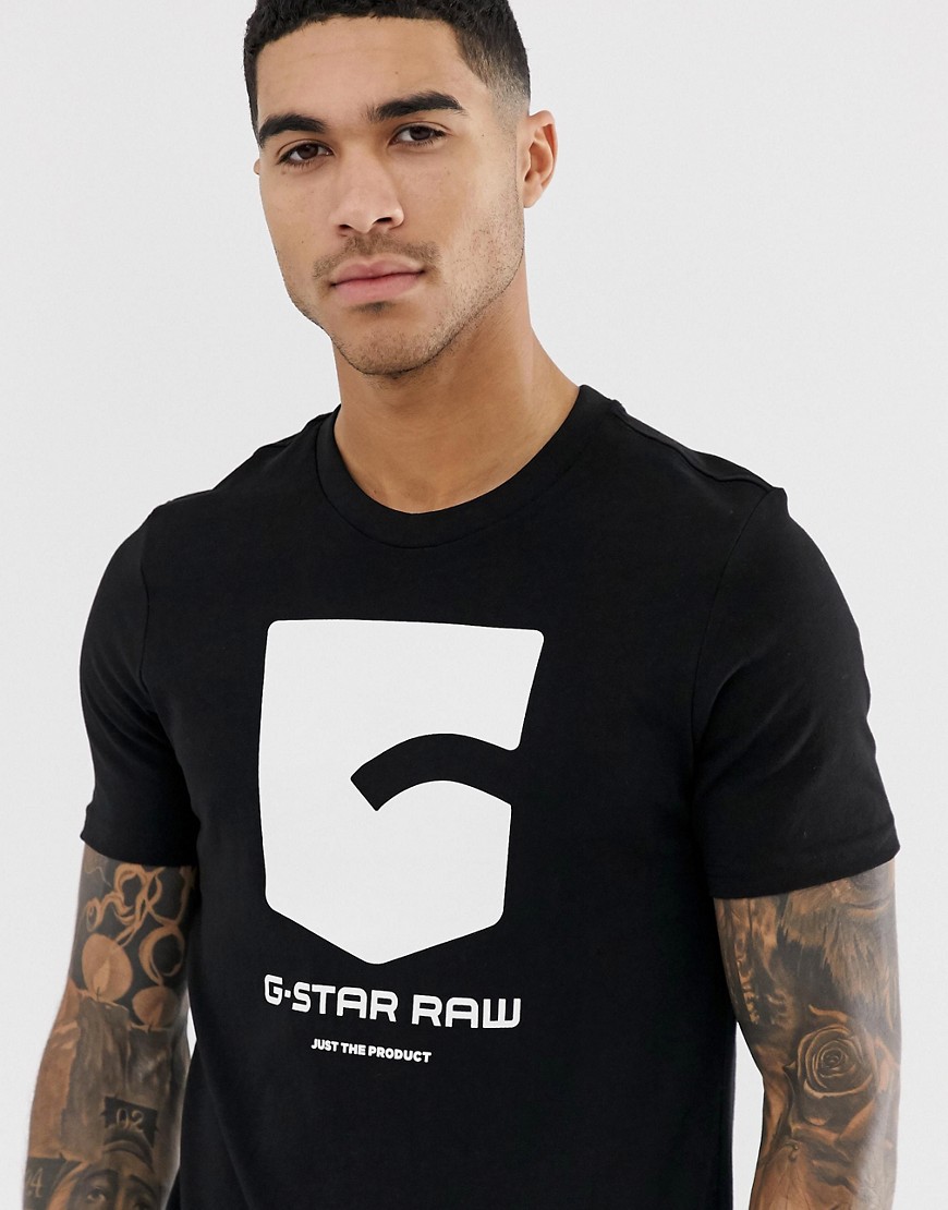 G-Star Graphic large logo t-shirt in black