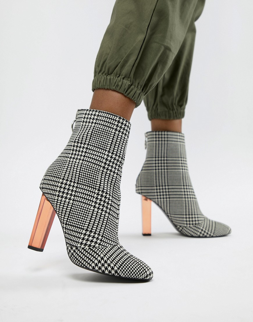 ASOS DESIGN Electricity heeled boots